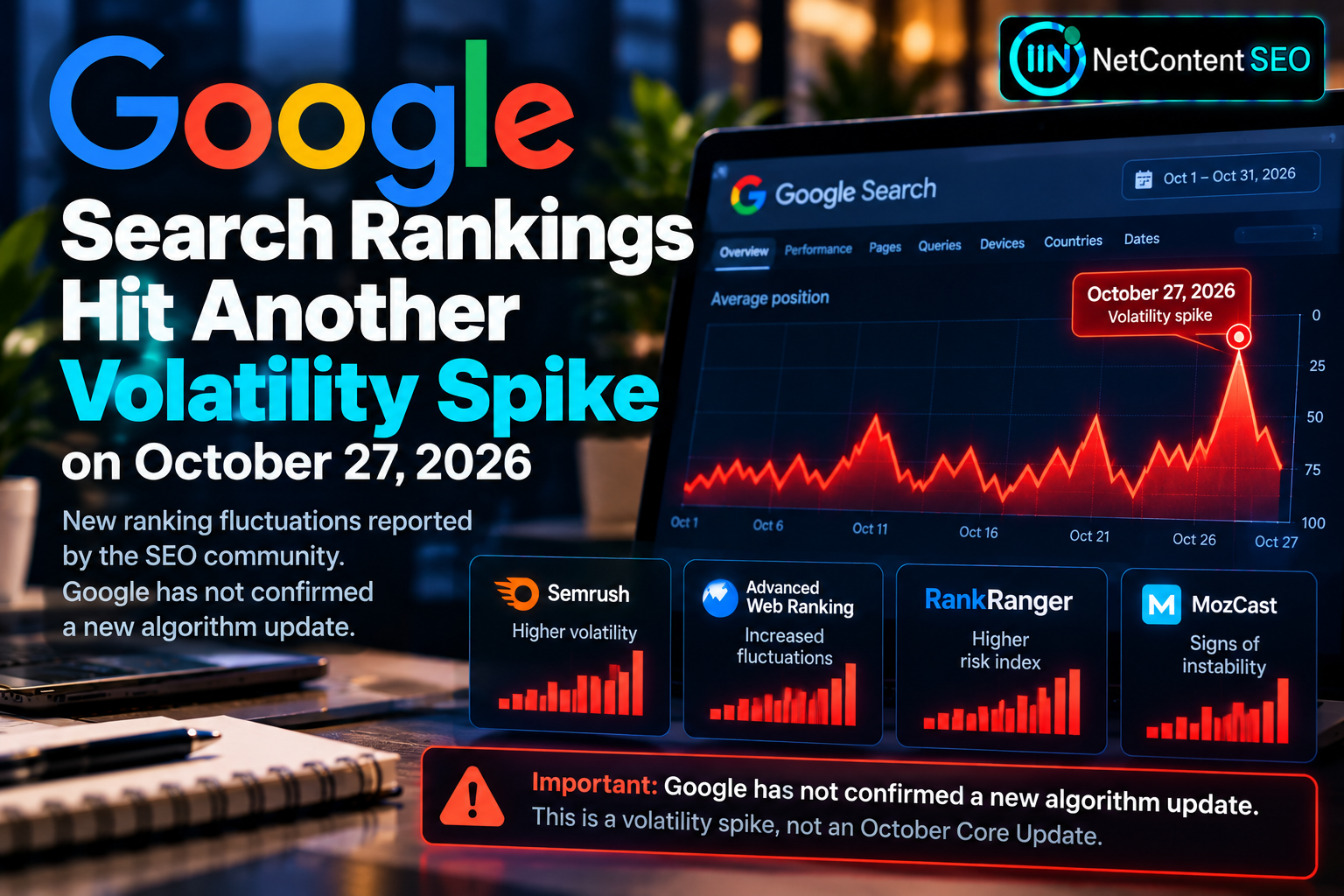 Google Search Rankings Hit Another Volatility Spike on October 27, 2026