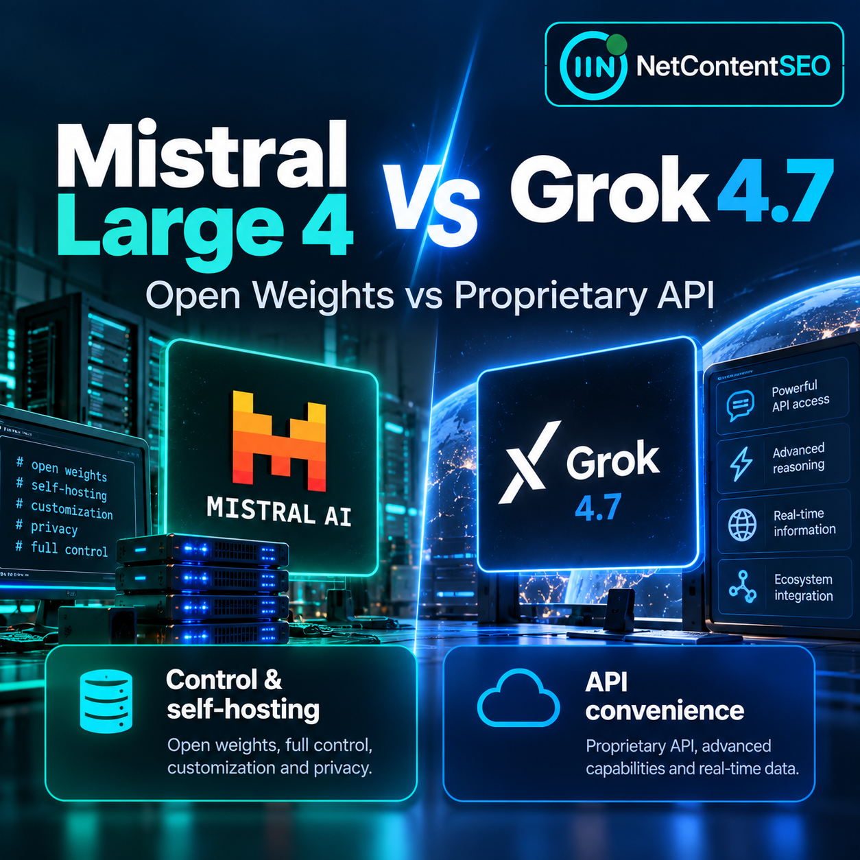 Mistral Large 4 vs Grok 4.7: Pricing, Performance and the Open-Weights Decision
