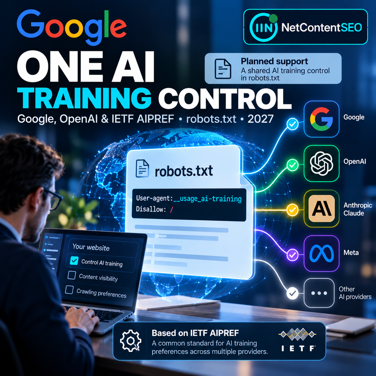 Google and OpenAI Back a Shared Robots.txt Control for AI Training: What Publishers Need to Know
