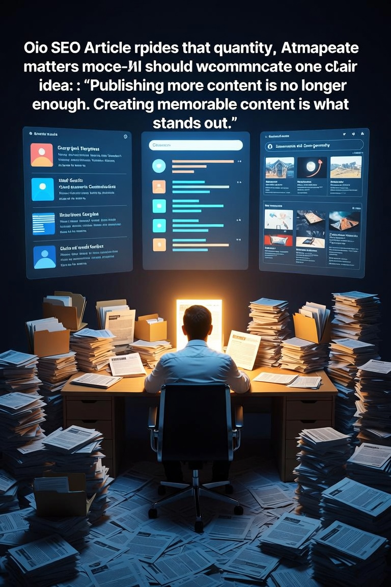 For Years The Answer Was "Publish More." Is That Still True?